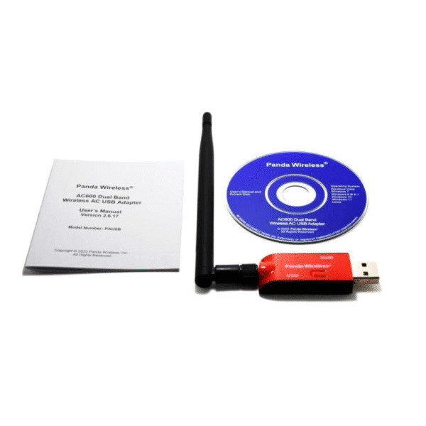 Panda Wireless® Adapter PAU0B AC600 Dual Band (2.4GHz and 5GHz) - Image 3