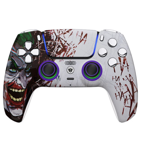 HEXGAMING ULTIMATE Controller with Hall Effect Joysticks for PS5, PC, Mobile - Clown - Image 3