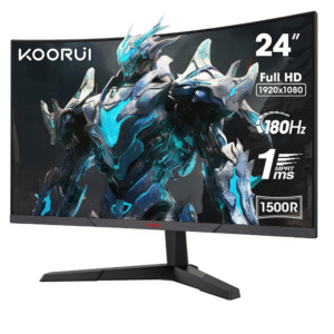 KOORUI 24 inch Curved Gaming Monitor